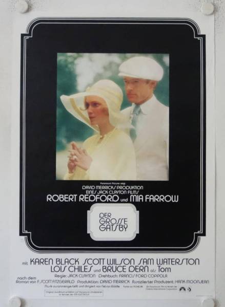 The Great Gatsby original release german movie poster